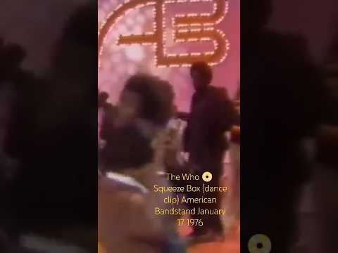 The Who 📀 Squeeze Box (dance clip) American Bandstand #shortvideo January 17 1976