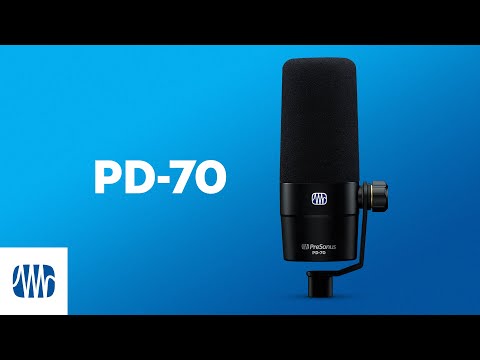 PreSonus—The PD-70 Broadcast Microphone