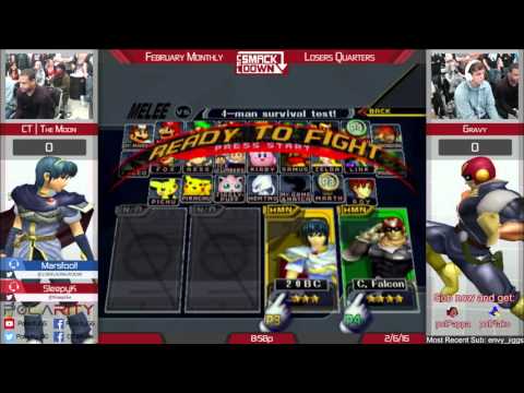 CFL Monthly [Feb. 2016] - Gravy (CFal) vs CT | The Moon (Marth)
