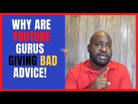 Stop Getting Bad Advice From Youtube  Gurus
