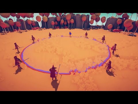 10 HOPLITES vs ALL UNITS - TABS Totally Accurate Battle Simulator
