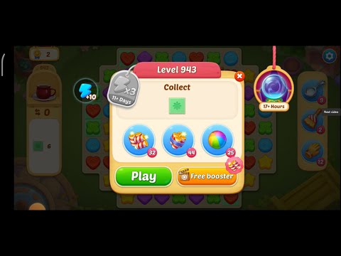 Matchington Mansion Level 943 - My No Booster Level / iOS/Android