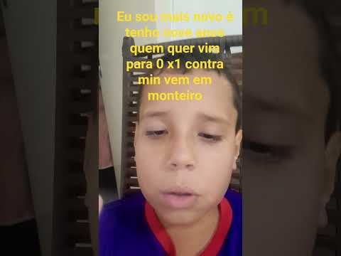 tenho nove anos é sou gordinho moro em monteiro na PARAÍBA