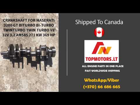 Maserati 3200 GT, AM585, crankshaft