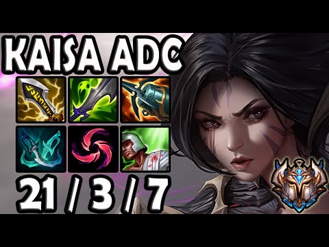 Kaisa vs Sivir [ TRIPLE KILL ] ADC- Korea Challenger Patch 11.7 ✔️