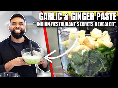 How To Make Garlic & Ginger Paste at Home 2023 - Indian Restaurant Secrets Revealed