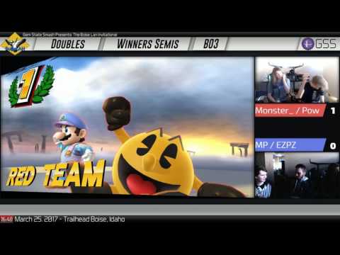 BoiseLAN Invitational: Monster_ + Pow vs. MP + EZPZ - Smash 4 Doubles Winners Semis