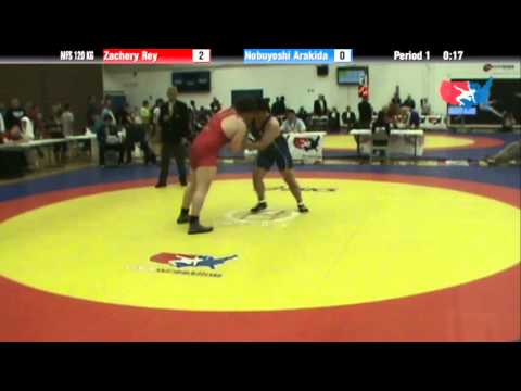 120 KG Round 1 - Zachery Rey LVAC vs Nobuyoshi Arakida JPN