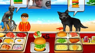 CREEPYPASTA BEACH RESTAURANT - PLAYING BABY GAMES