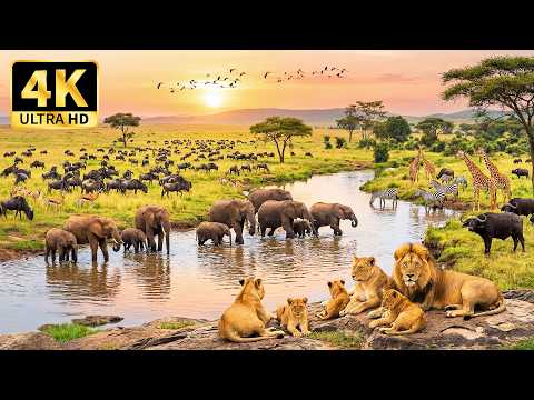 Hidden Gems of Africa in 4K | Discover Secret Animals with Relaxing Soundscapes