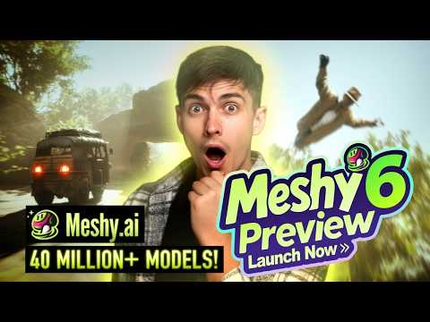 How to Use The Best #1 AI for 3D Model Creation - Meshy AI Tutorial (Must-Try!)