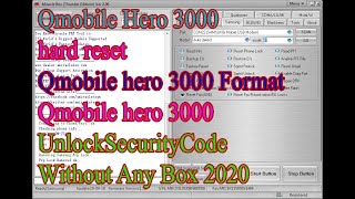 QMobile Hero 3000 Hard Reset |Format, Unlock, Security Code|, input Password By Intercity mobile|