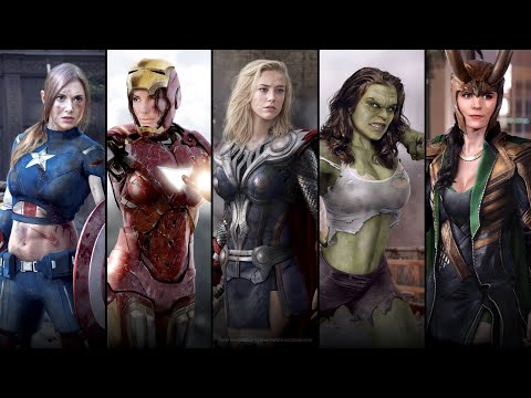 female Avengers Unite scene | 4k ultra hd | 60 fps