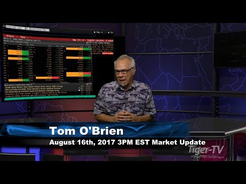 August 16th 3PM Stock Market Update by Tom O'Brien on TFNN