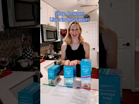 Must-Have! Amazon Basics Baggies (Gallon, Quart, Sandwich) #amzonmustbuy #kitchenhacks #amazonshop