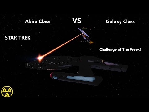 Akira Class VS Galaxy Class | RBG Challenge of the Week | Star Trek Ship Battles | Bridge Commander