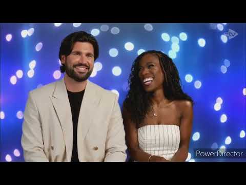Dan Edgar and Vanessa James skating in Dancing On Ice (19/1/25)