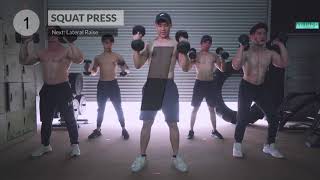 Download lagu WAJIB 'FULLBODY TABATA'【4 menit TOTAL BODY dengan Dumbbell】Versi Dumbbell! Turunkan berat badan d... mp3