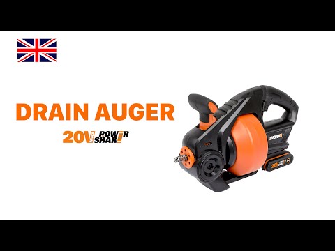 WORX WX891 DRAIN AUGER 20V       UK