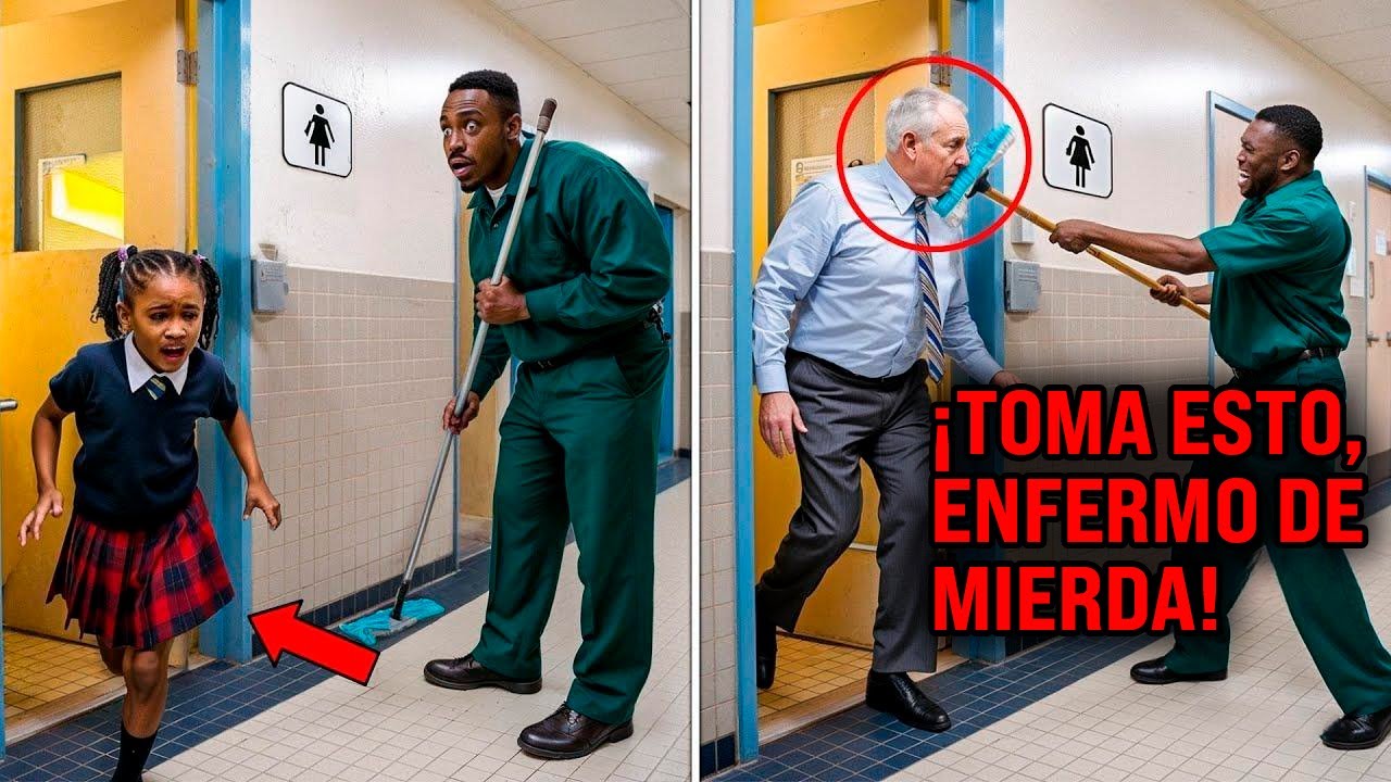 Niña Sale Corriendo del Baño Escolar al Conserje; Él Ve lo que Hizo el Director y Actúa