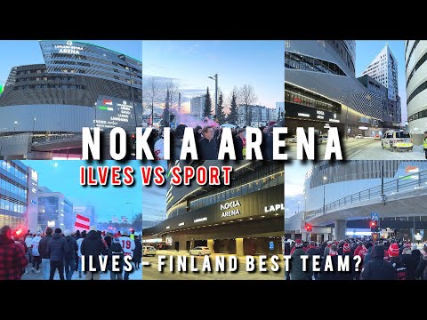 NOKIA ARENA GAME DAY - TAMPERE ILVES VS VAASAN SPORTS | FINLAND ICE HOCKEY & TAMPERE WALKING TOUR.