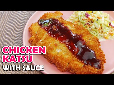 Easy Chicken Katsu with Tonkatsu Sauce | Japanese Chicken Cutlet | Hungry Mom Cooking