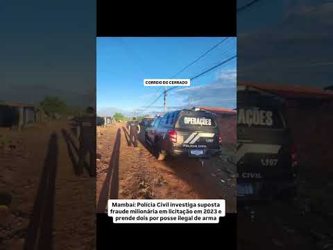 Mambaí: Polícia Civil investiga suposta fraude milionária em licitação de pavimentação em 2023