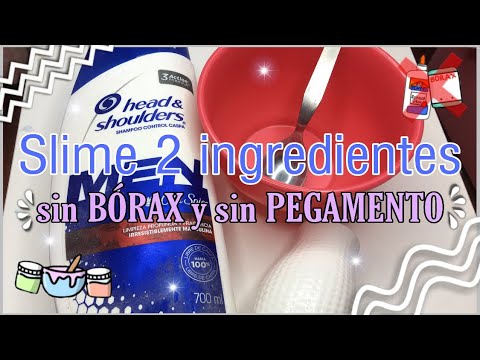 Como hacer SLIME sin BÓRAX y sin PEGAMENTO!💫