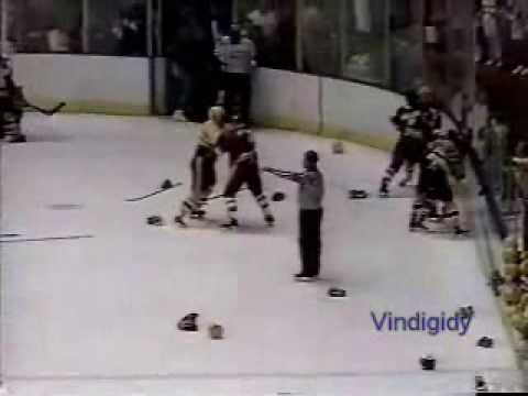 *Kings - Flames brawl 87-88 playoffs