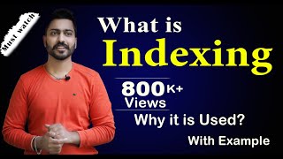 Lec-93: Why Indexing is used | Indexing Beginning | DBMS