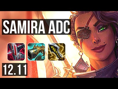 SAMIRA & Tahm vs KAI'SA & Pyke (ADC) | 8 solo kills, 68% winrate, Legendary | KR Master | 12.11