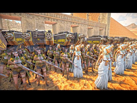 3.4 million Humanity Army attacked on the Pyramid city !! Ultimate Epic Battle Simulator 2 | UEBS 2