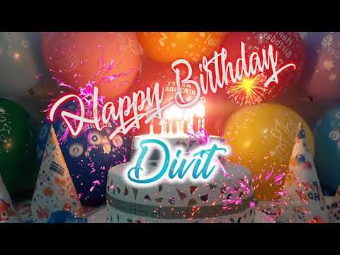 Happy Birthday Divit, Divit Best Birthday Song 2021, Virtual Birthday Gift Video.