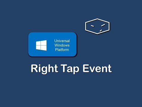 uwp right tap event with c and xaml