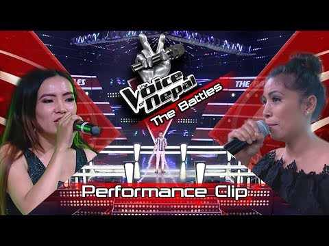 Nabina Joshi Vs Sabina Rai "Maya Yo Maya" -The Voice of Nepal Season 2 - 2019