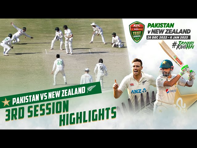 3rd Session Highlights | Pakistan vs New Zealand | 2nd Test Day 4 | PCB | MZ2L