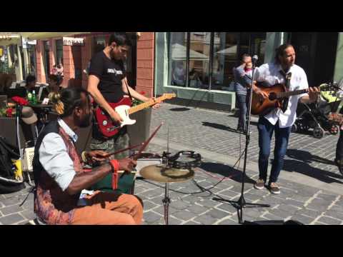 Band Street Ghost playing on the street Romania ,Brasov