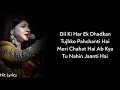 Lyrics: Thoda Sa Pyar Hua Hai | Alka Yagnik, Udit Narayan | Maine Dil Tujhko Diya | Sohail, Sameera