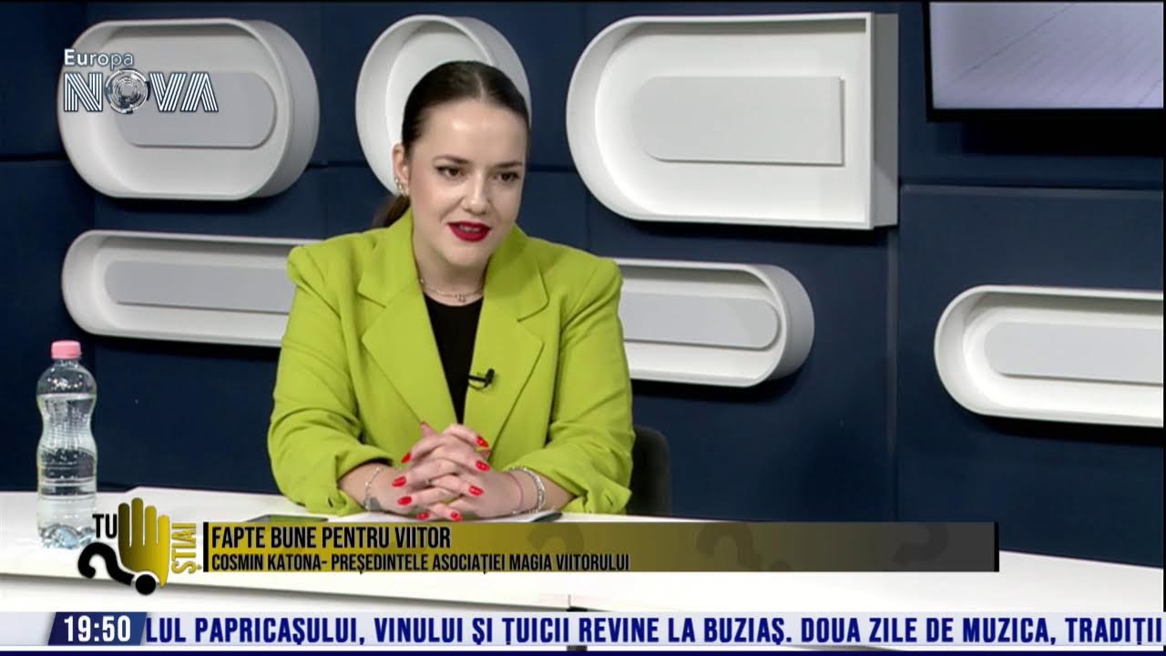 Fapte bune pentru viitor - Tu Știai cu Miruna Mărgan - Europa Nova