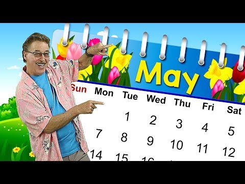 It's the Month of May | Calendar Song for Kids | Jack Hartmann