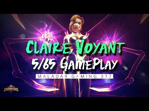 5 Star Black Widow Claire Voyant Rank 5 Gameplay 👀 #MCOC