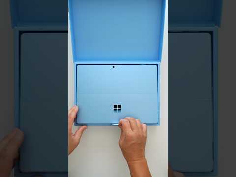 Microsoft Surface Pro 11 OLED Unboxing in Sapphire Blue