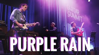 NIce as allways!! that  lick spirit carrys on Petrucci style!!, amazing Chris Buck solo, so tasty and soulful, nice job!!（00:06:33 - 00:09:47） - Martin Miller & Chris Buck - Purple Rain (Prince Cover) - Live at Guitar Summit 2022