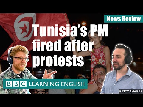 【新聞英語】突尼西亞總理在抗議活動後被解僱 「解僱」的英文怎麼說？ (Tunisia's prime minister fired after protests - News Review)