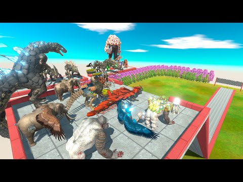 🔥WORKSHOP UNITS FALLING ON MINES ON THE RANGE - Animal Revolt Battle Simulator