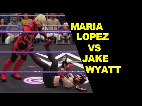GLOW 1985 Maria Lopez vs Jake Wyatt - Mixed Knockout Match