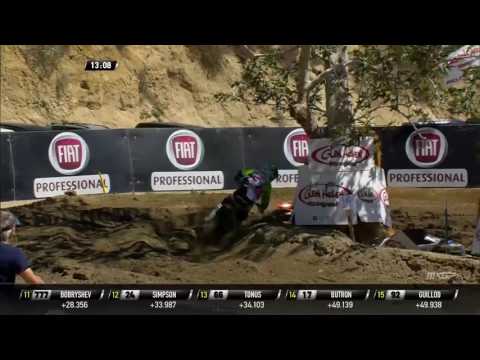 Eli Tomac passes Antonio Cairoli Monster Energy MXGP of The USA MXGP Race 1 - motocross 2016
