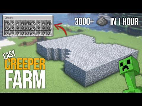 LaZ1en Farms - Minecraft Creeper Farm | 3000+ Per Hour Gunpowder Java Farm