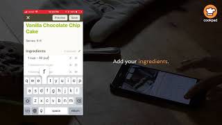 How to write recipes on Cookpad