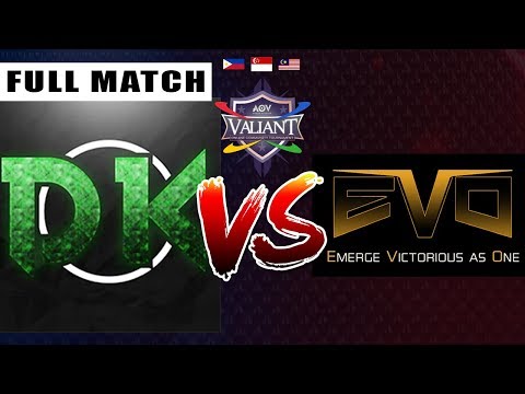 Dominus Knights II vs. EVO - Round 2 - Full Match - AOV Valiant Online Community Tournament